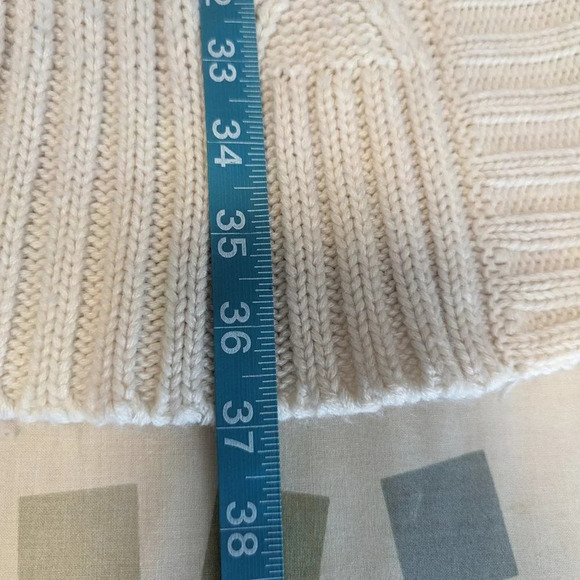 Great Northwest Indigo Cream Open Front Cardigan Size Medium - Picture 8 of 8